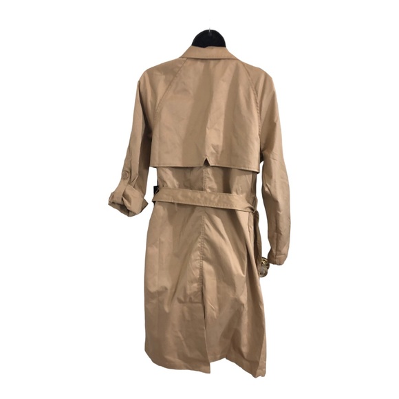 Haute Monde classic tan belted trench coat size small new - Picture 13 of 14